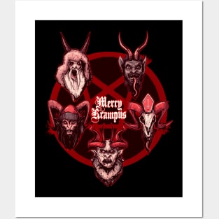 Many Faces Of Krampus Posters and Art